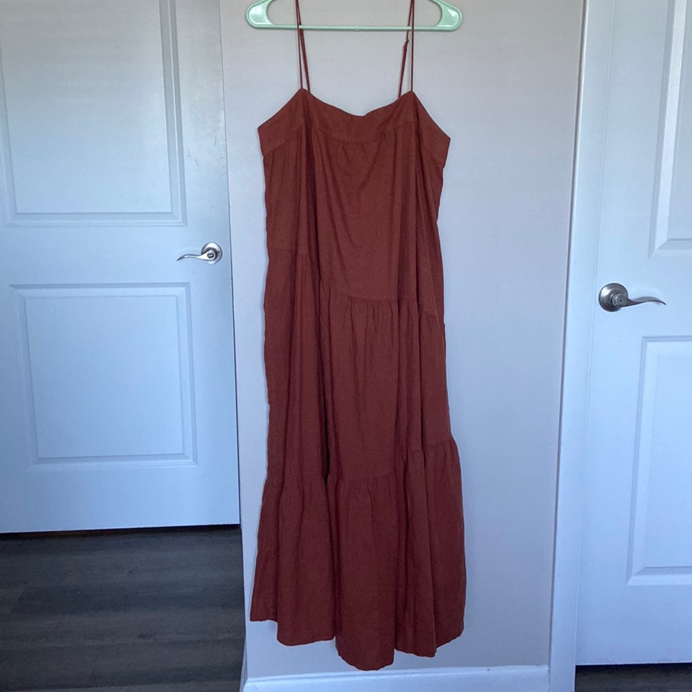 Abercrombie & Fitch tiered maxi dress